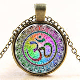 Casual Yoga Round OM Pendant