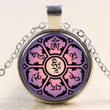 Casual Yoga Round OM Pendant