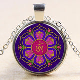 Casual Yoga Round OM Pendant