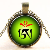 Casual Yoga Round OM Pendant