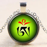 Casual Yoga Round OM Pendant