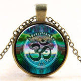 Casual Yoga Round OM Pendant