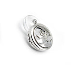 Stainless Steel Lotus Essential Oil/Perforume Locket Pendant