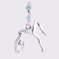 Sterling Silver Yoga Charm